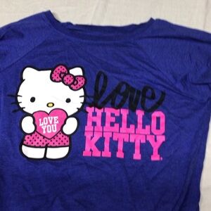 Hello Kitty Purple and Pink Long Sleeve Tee